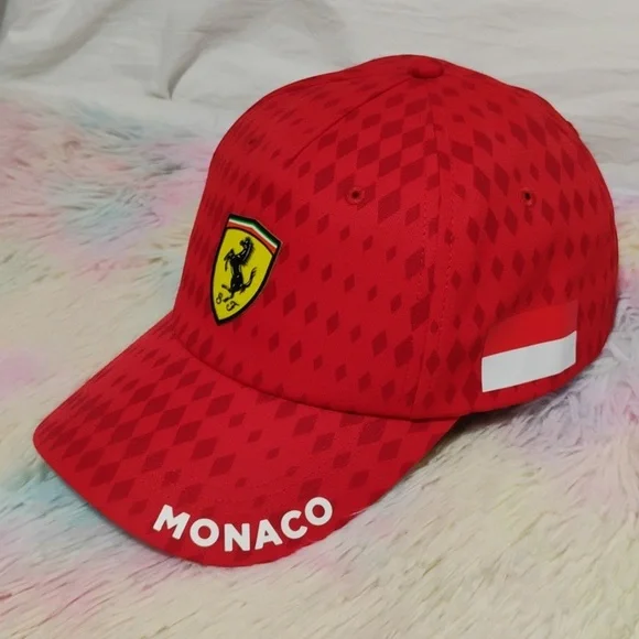 SALE! RARE! NWOT Scuderia Ferrari Monaco Official Product Snap Back Hat